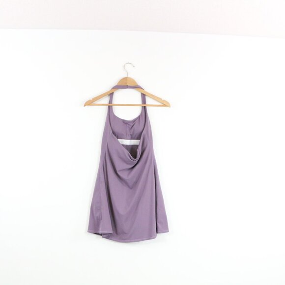 *Purple Halter Sports Dress - Picture 5 of 6